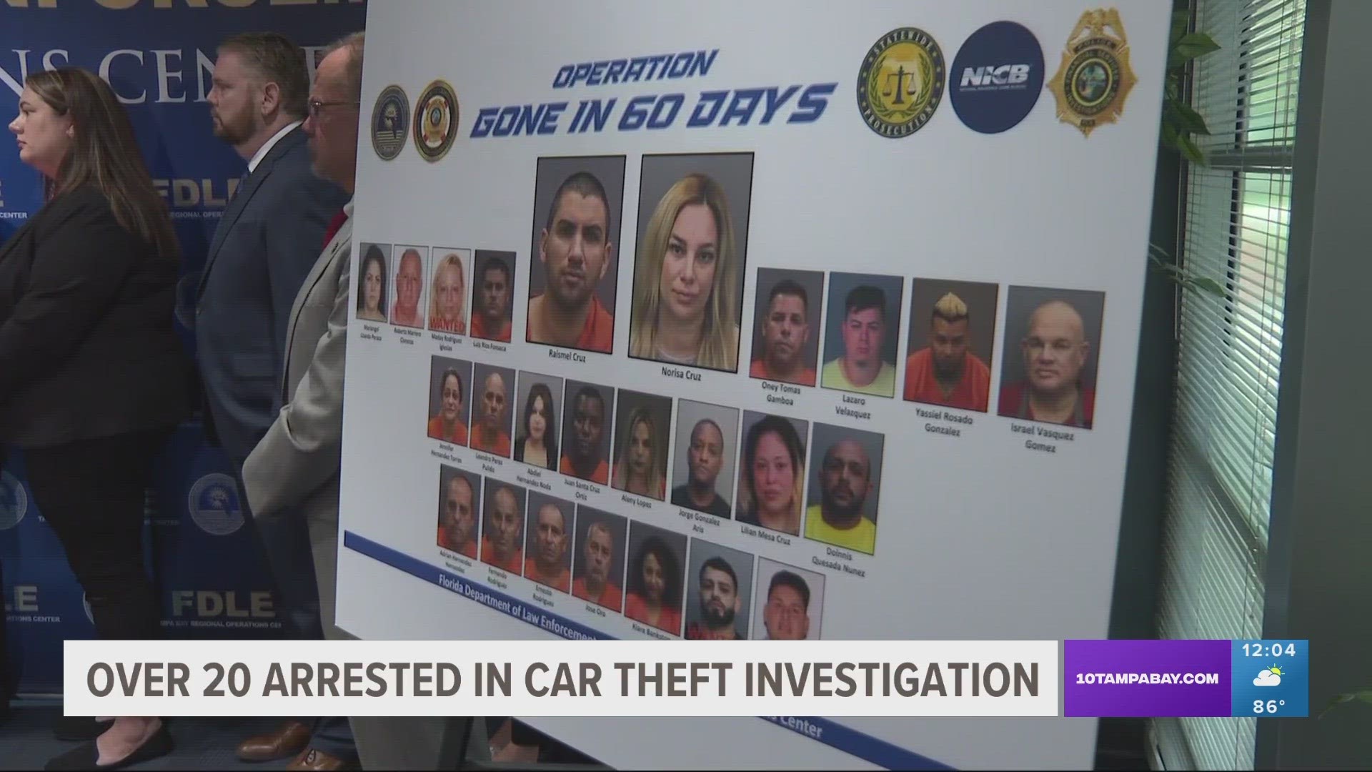 Everyone arrested is facing charges ranging from racketeering to stealing personal identification information and grand theft.