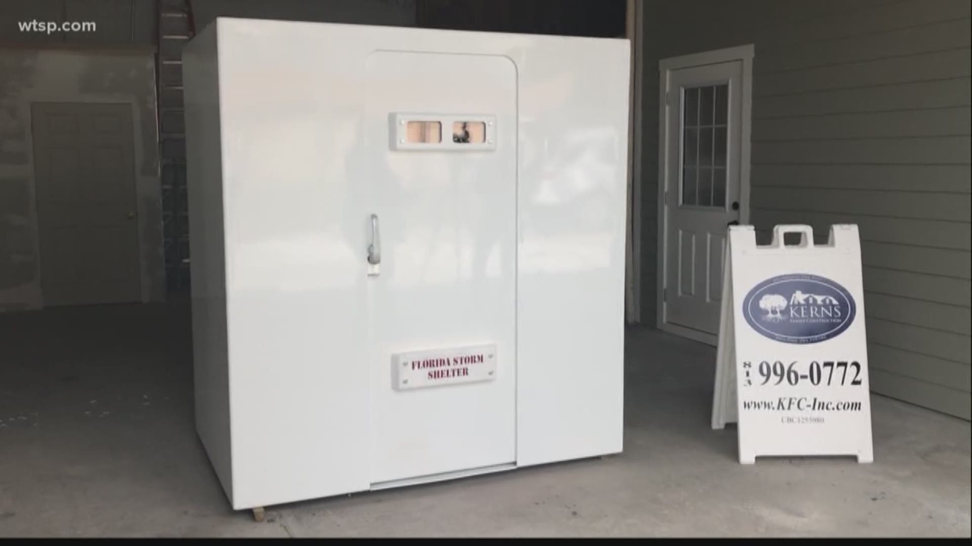 How far are you willing to go to prepare for a hurricane? A company in Zephyrhills is now selling this: a steel-reinforced shelter they say can withstand a Category 5 storm. It's only meant to hold up against winds, not storm surge, however.