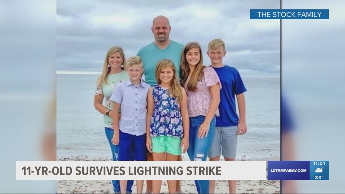 11-year-old survives lightning strike on family boating trip