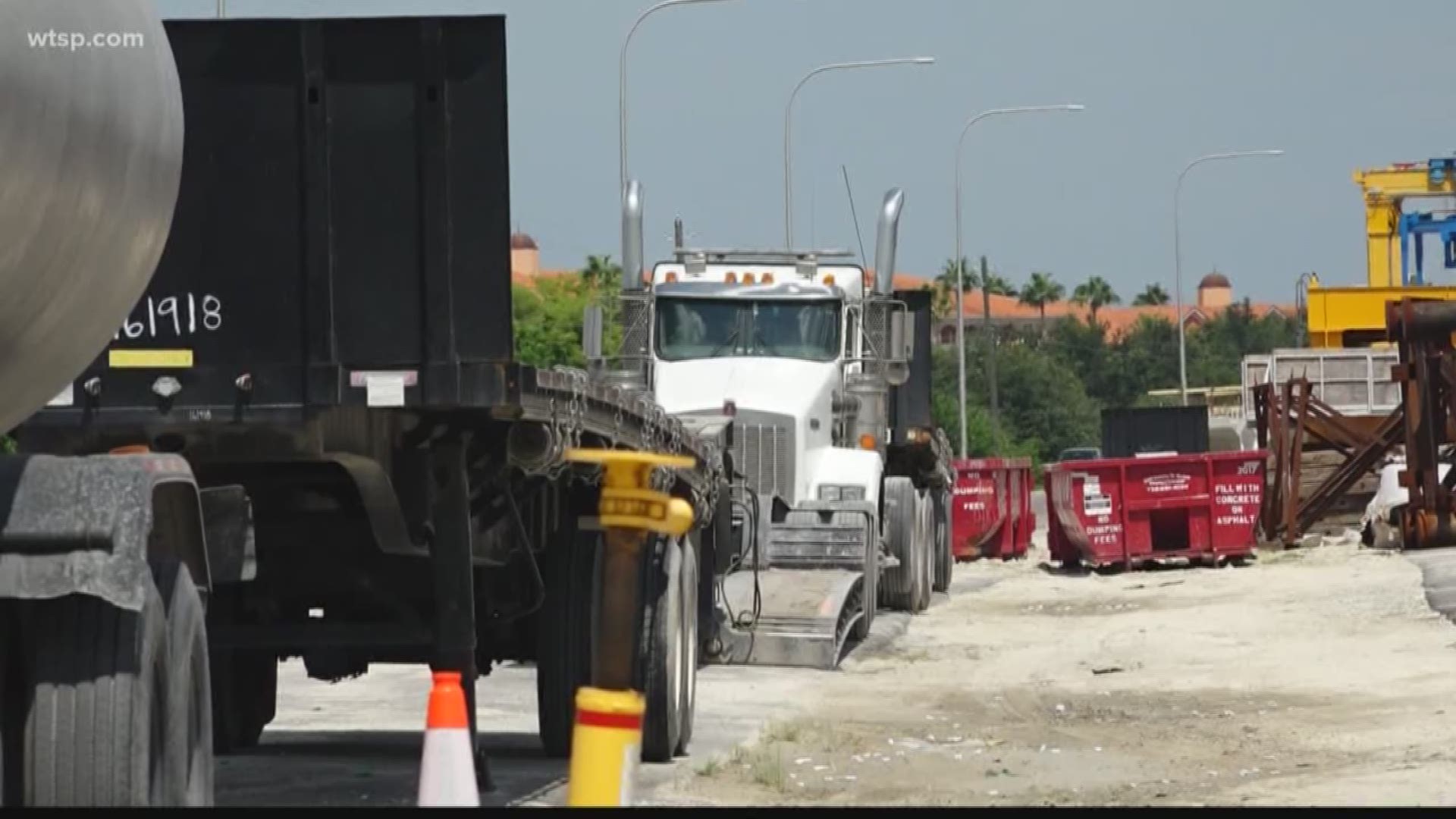 All interstate road closures in the Tampa Bay area were suspended by the Florida Department of Transportation Thursday because of the possible impact Hurricane Dorian could have.

The Selmon Expressway project, which is run by the Tampa Hillsborough Expressway Authority, has secured the worksite on Thursday night.