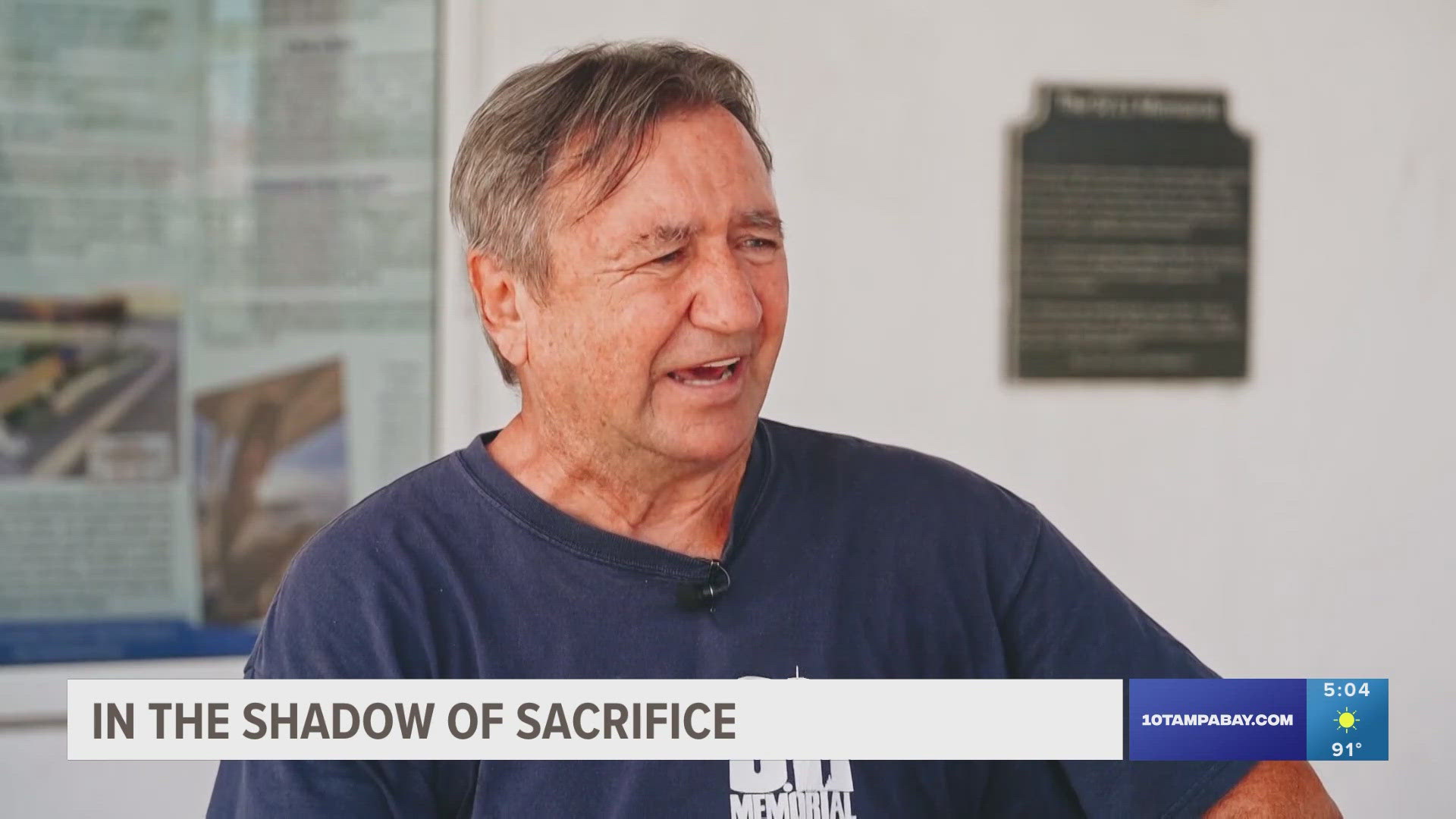 A retired firefighter, who volunteered to go back to work during one of America's darkest moments, tells the story behind the 9/11 Memorial in Madeira Beach.