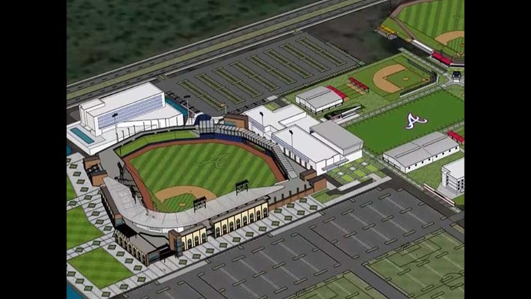 Sarasota County to build the Braves a new spring training facility