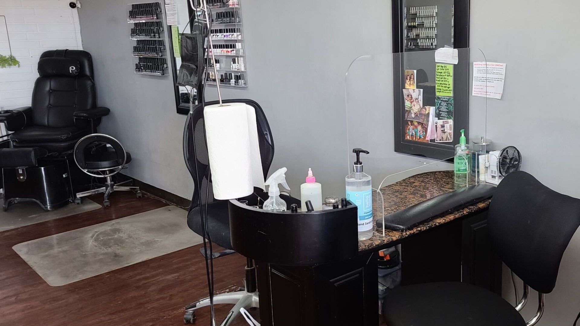 Many salons began preparing weeks ago to open on time.