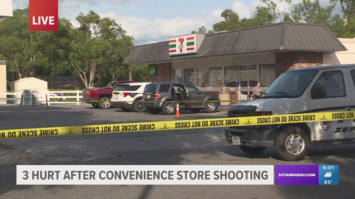 3 people injured in Zephyrhills convenience store shooting, officials