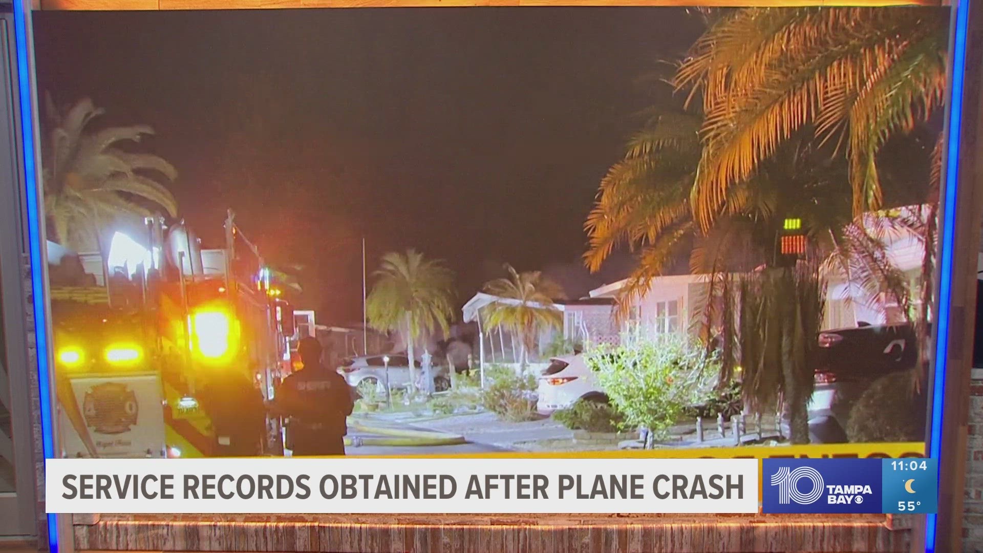 The plane's pilot reported having issues upon approach to the Tampa Bay area.