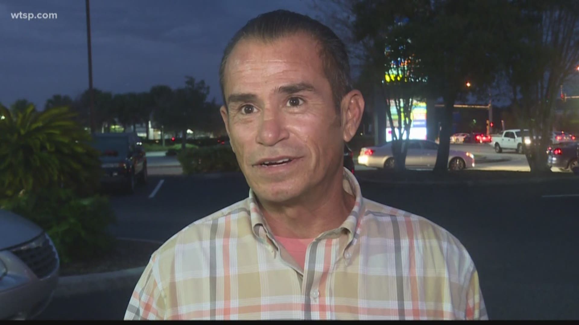 Abel Gutierrez moved to Florida and found himself struggling. Local groups have since helped him get a job and a new car.