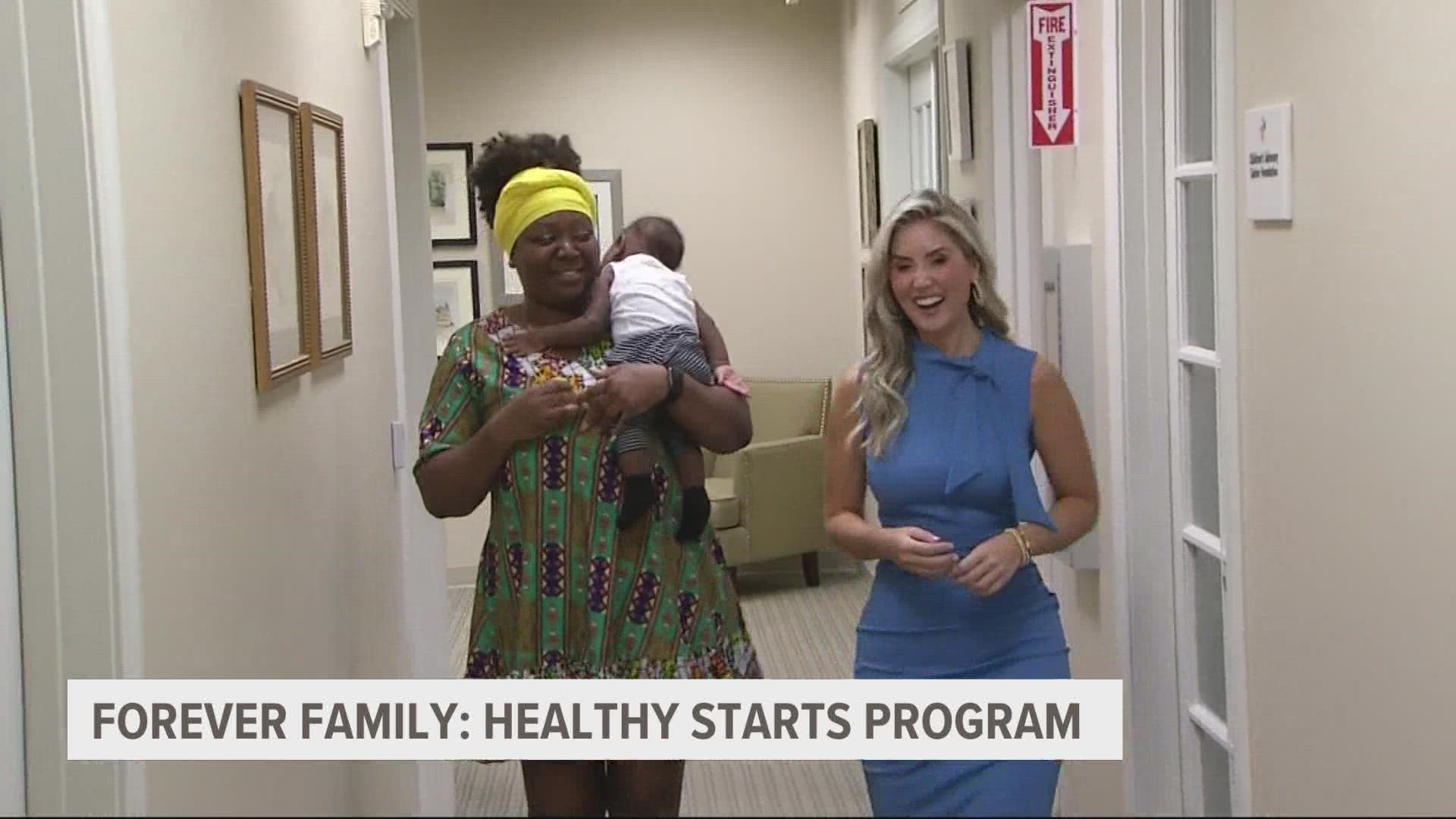 Healthy Starts Under Success 4 Kids and Families helps mothers through pregnancy and during the baby's first year at no cost to parents. Often, when it's most needed