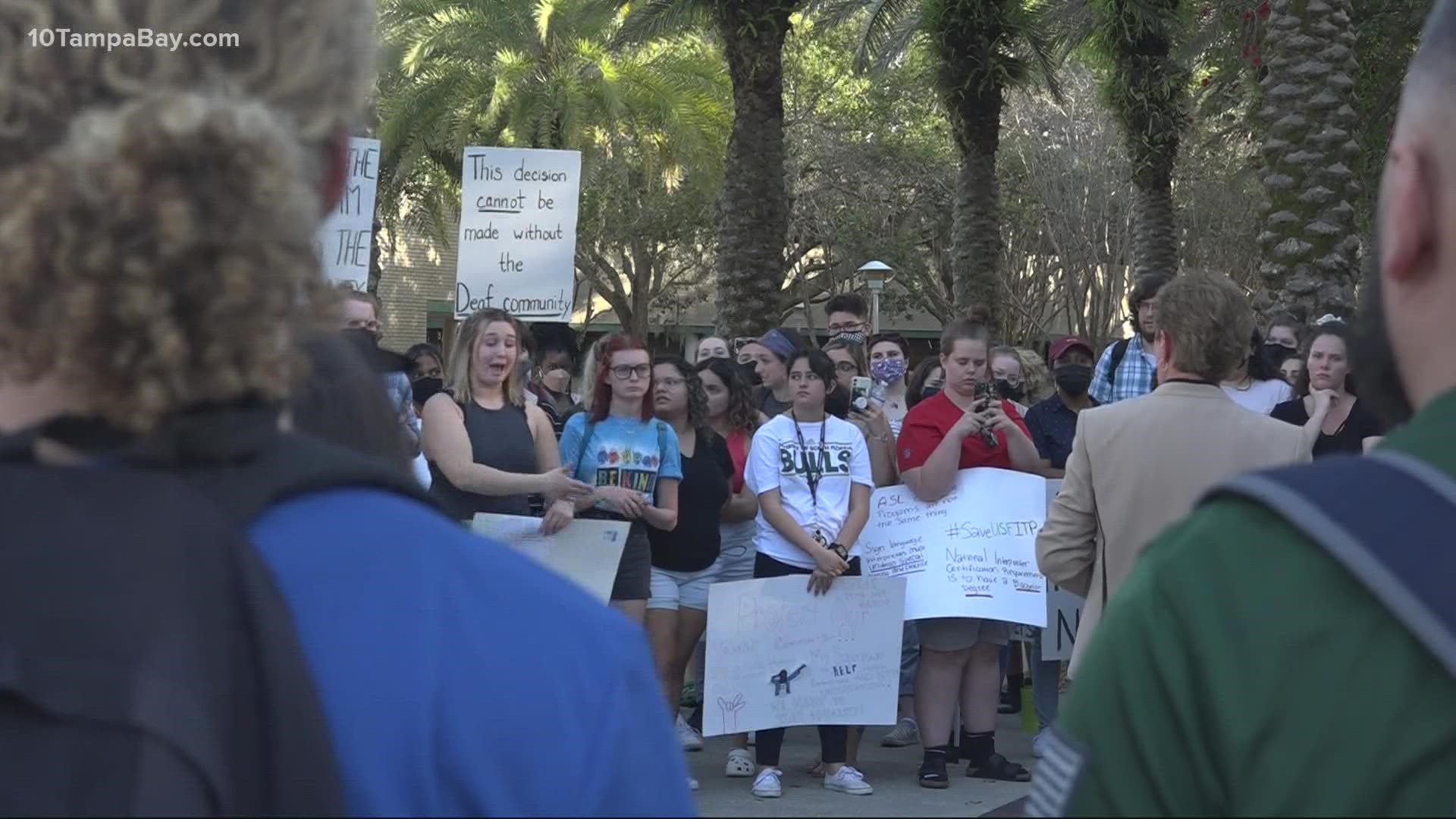 A protest in support of the program is scheduled to be held Thursday outside the university's Marshall Student Center.