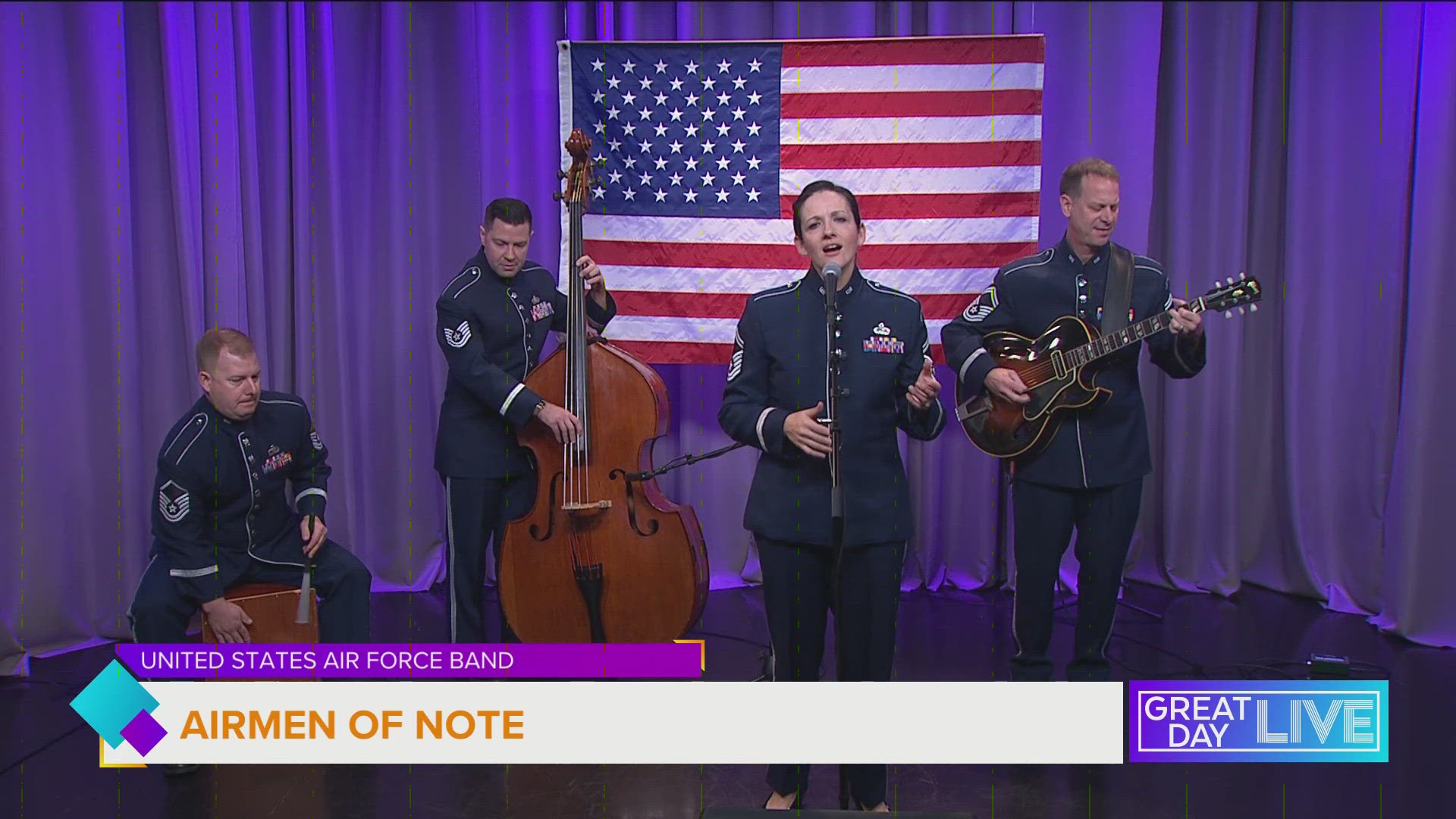 Ahead of their performance at the Straz Center tonight, the USAF Band Airmen of Note join us for a special Veteran's Day performance. 