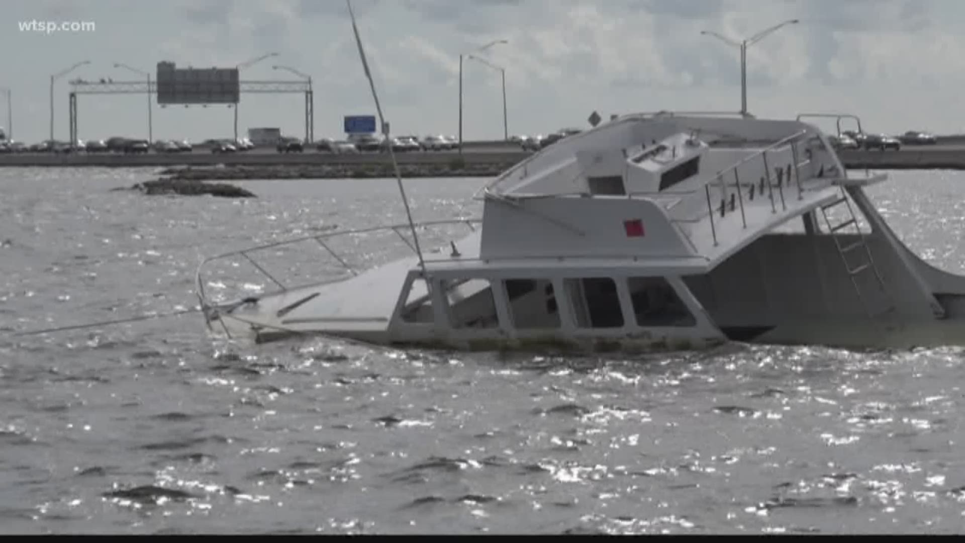 Chances are you’ve seen it during your drive across the Howard Frankland Bridge.

For seven months, a white wooden fishing boat has sat stuck in the shallow waters off the northbound exit of the bridge, baffling drivers and blocking homeowners’ bayfront views.

While neighbors say it’s getting on their nerves, the boat’s owner says it’s all a misunderstanding and now the county is finally making moves to remove it.
