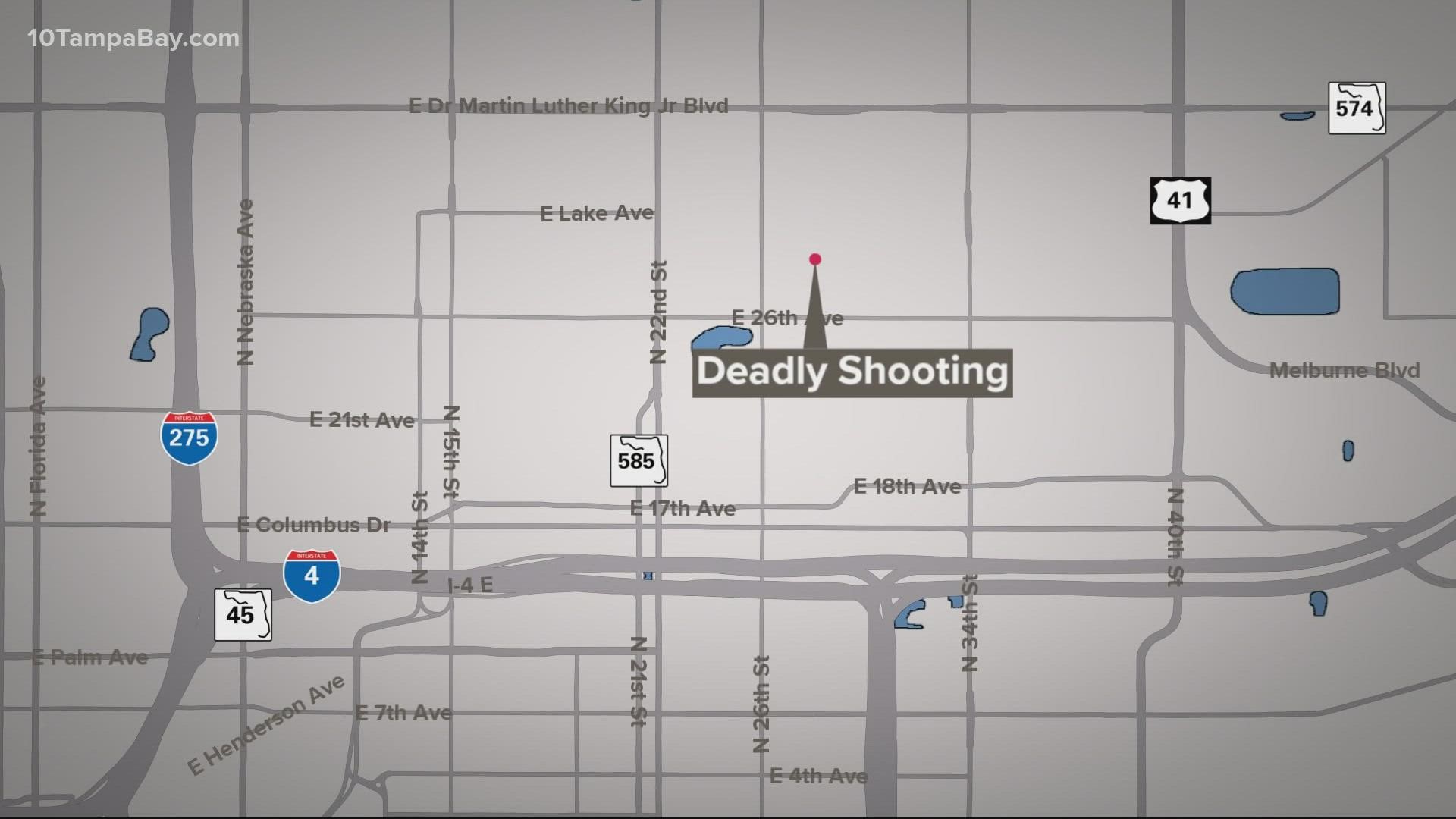 The shooting happened just after 1 a.m., according to police.