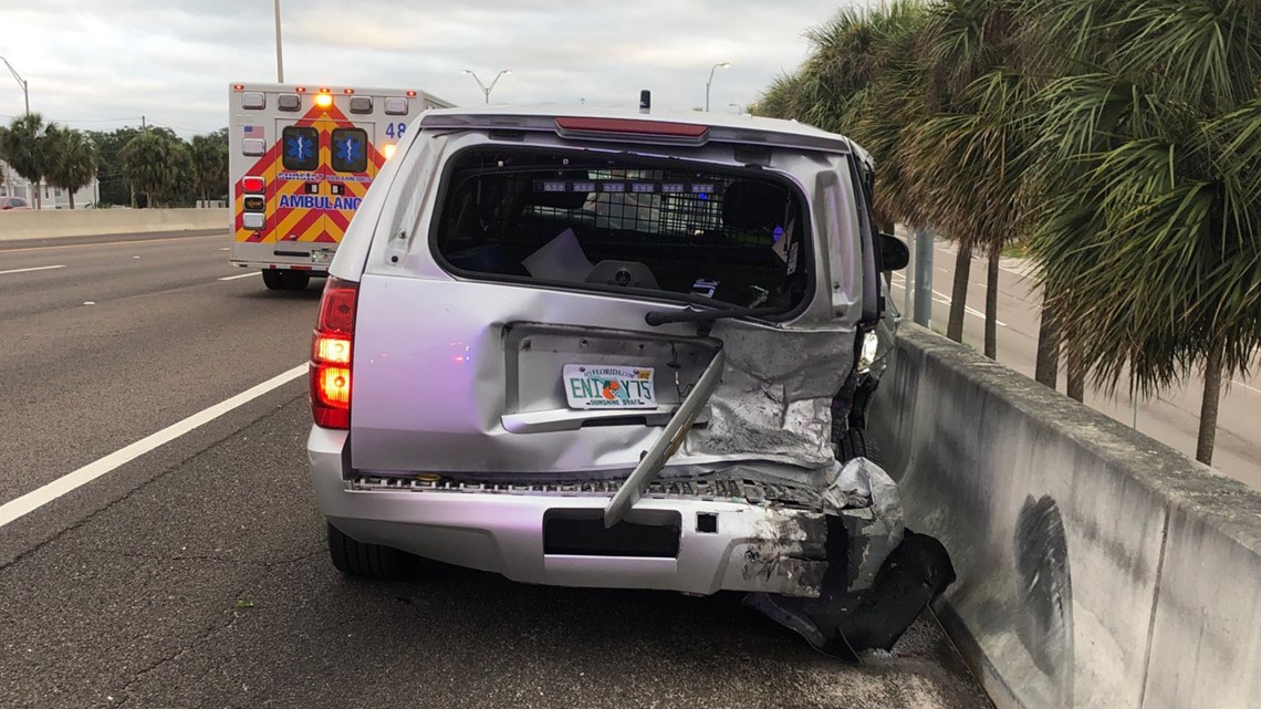 1 Dead After Pickup Truck Crashes Into Police Car In Clearwater | Wtsp.com