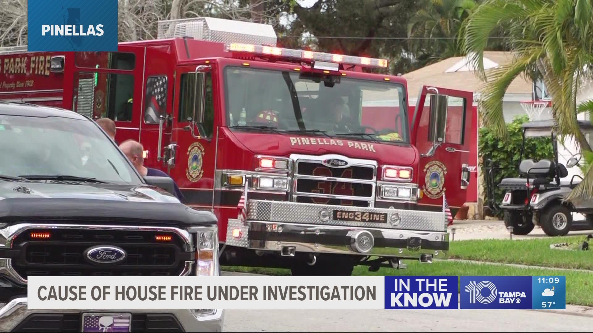 Fire units from Pinellas Park Fire Department and Largo Fire Rescue were called out around 10 a.m.