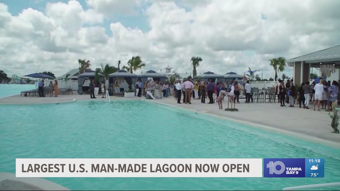 Mirada Lagoon Largest Us Man Made Lagoon Opens Right Here In The Tampa Bay Area Wtsp Com