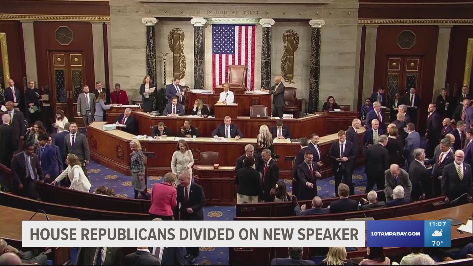 Without a speaker, the House cannot fully form to swear in its members, name committee chairmen or engage in floor proceedings.