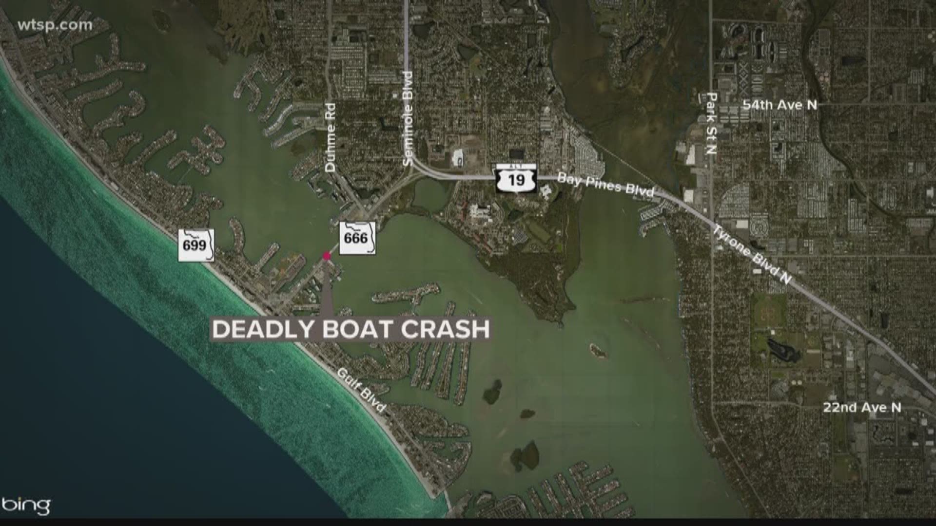 A 56-year-old man died after the Jet Ski he was riding on was hit by a boat, according to the Pinellas County Sheriff's Office.

It happened just before 5 p.m. Friday.