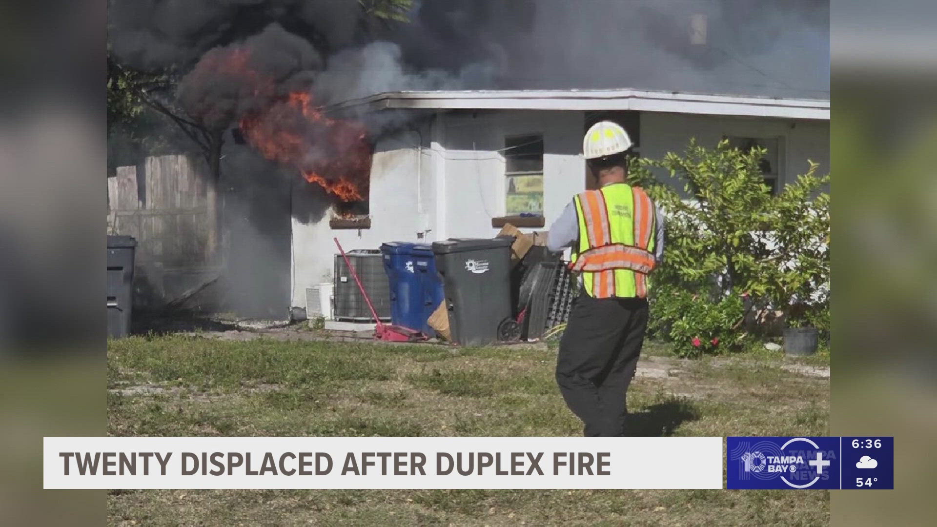 Manatee County duplex fire leaves 20 residents displaced | wtsp.com