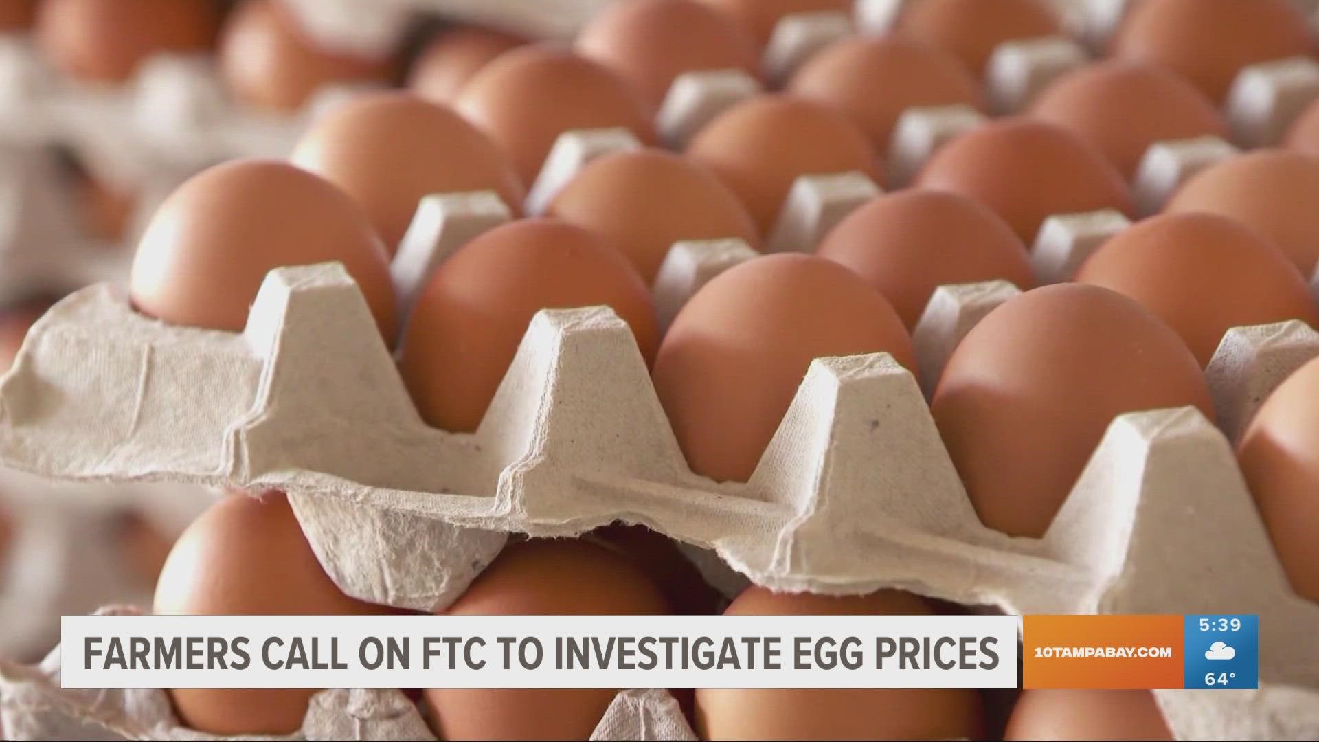 The average price for a dozen eggs is up 60%.