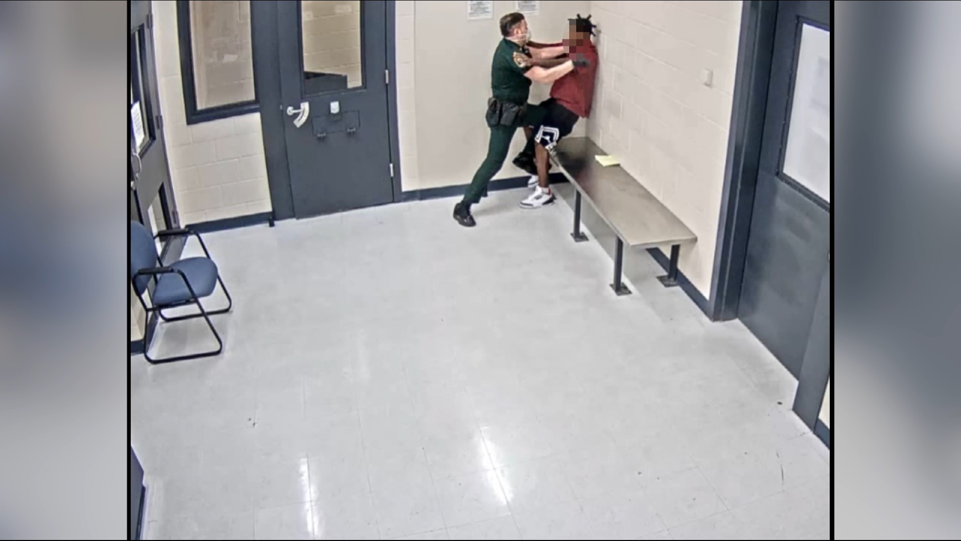 A Sarasota County Sheriff's Office deputy is on administrative leave after video showed a struggle between him and a teenage inmate.