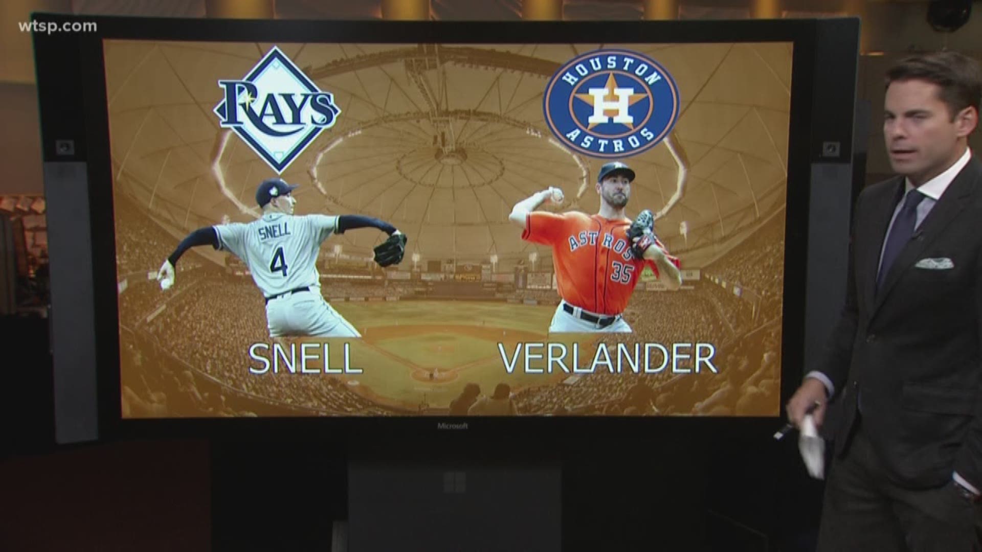 A pair of Cy Young winners get the starting nods for each team as Tampa Bay's Blake Snell takes the mound against Houston's Justin Verlander. https://on.wtsp.com/2uwTian