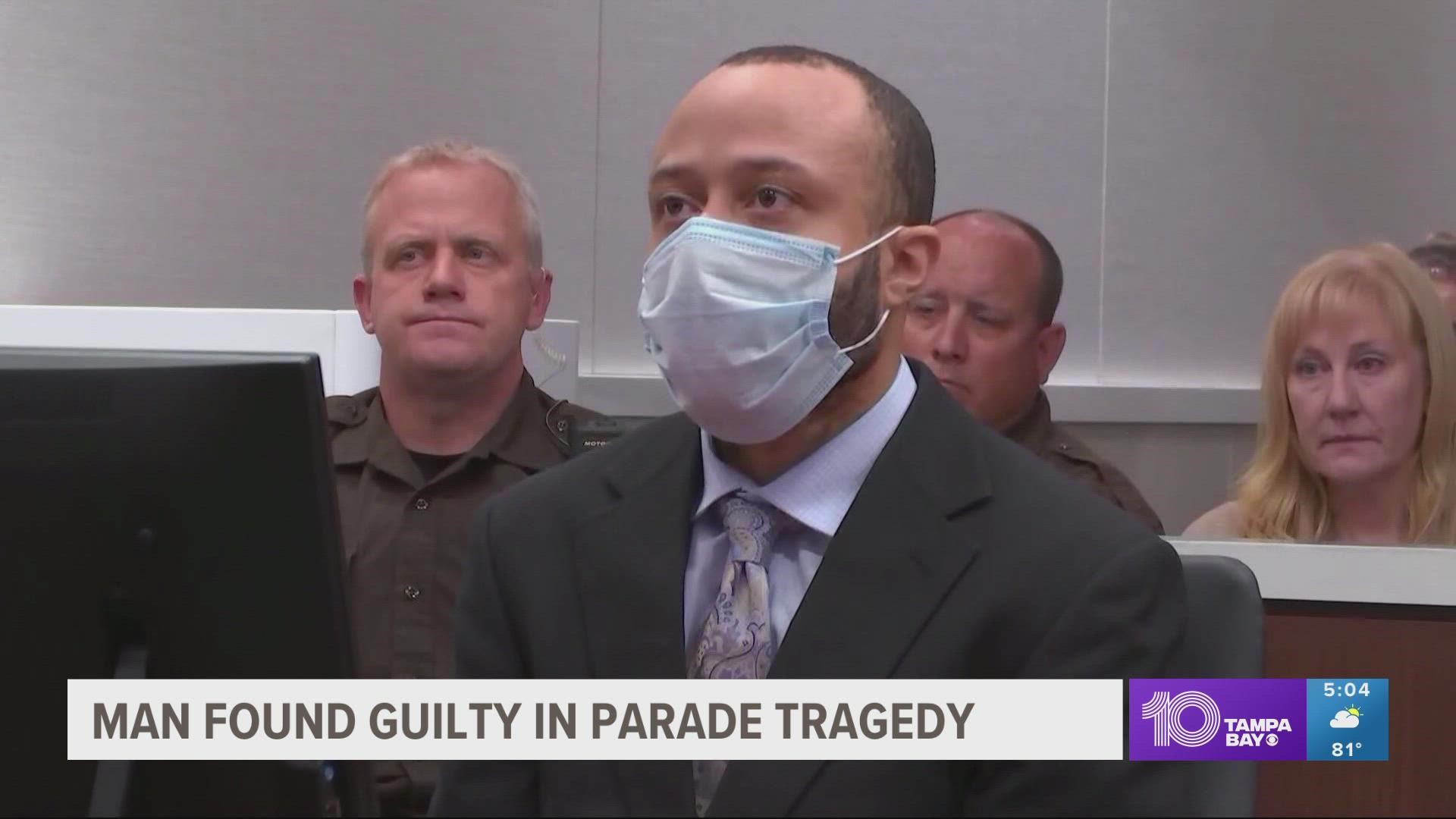Waukesha parade crash verdict Darrell Brooks guilty of 76 counts