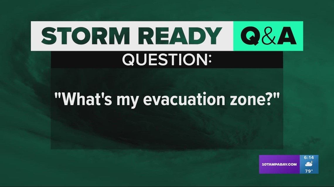 Finding Your Evacuation Zone During Severe Storms In The Tampa Bay Area ...