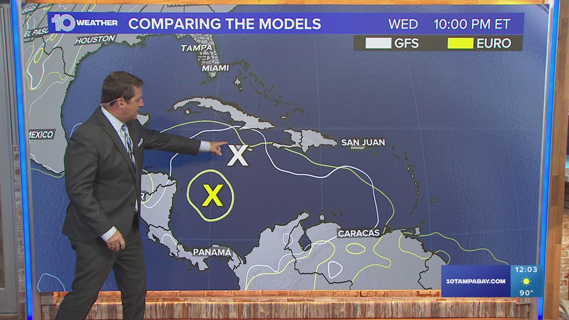 One of two disturbances being tracked has a 70% chance of developing over the next week. If a tropical storm were to form, it would be called Beryl.