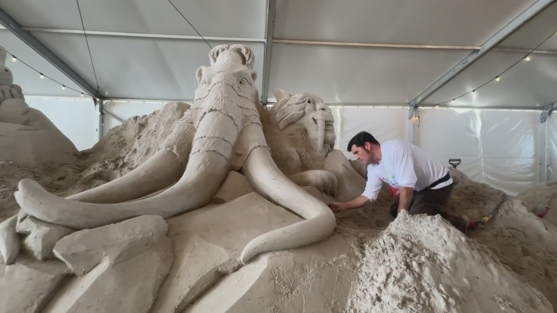 In this year's case, sculptures will appear more "prehistoric" than in years past.