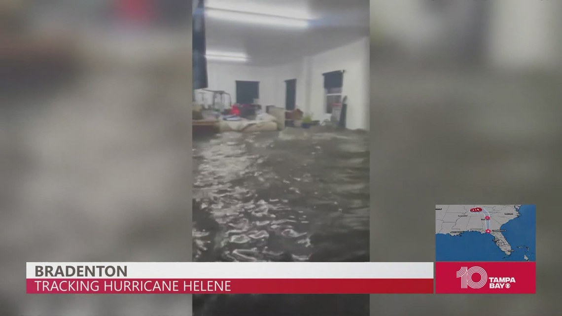 Bradenton home flooded from storm surge during Hurricane Helene | wtsp.com