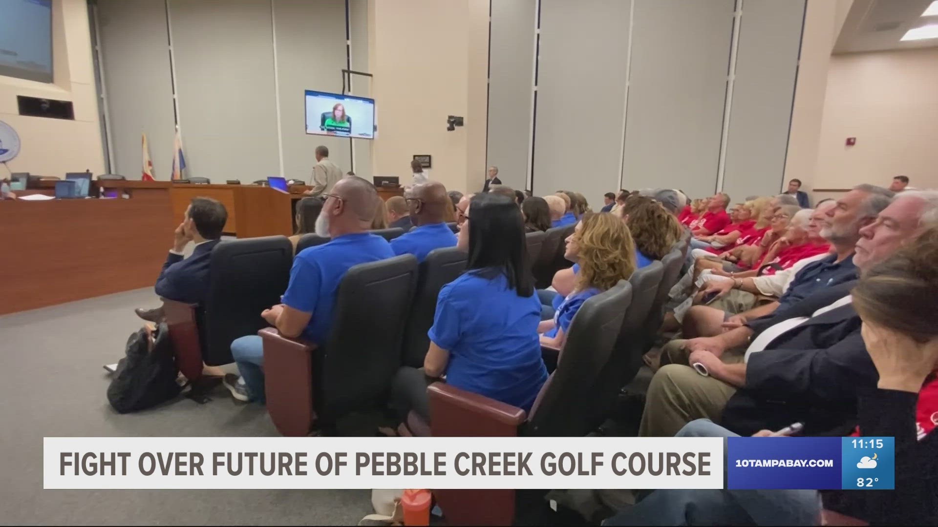 Public comment at Monday's zoning meeting was filled with those who support and oppose plans to turn the closed-down golf course into residential property.