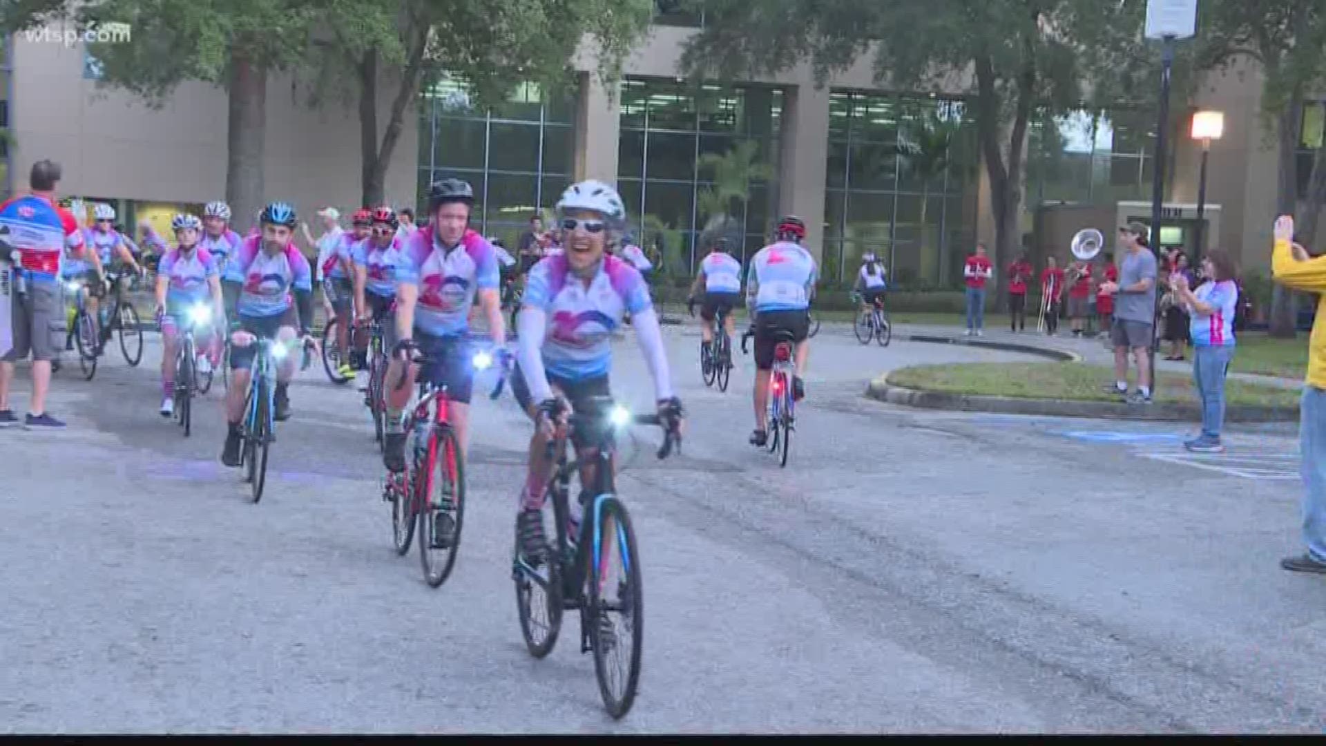 Riders are participating in the 10th annual "Cure on Wheels" ride to Tallahassee.