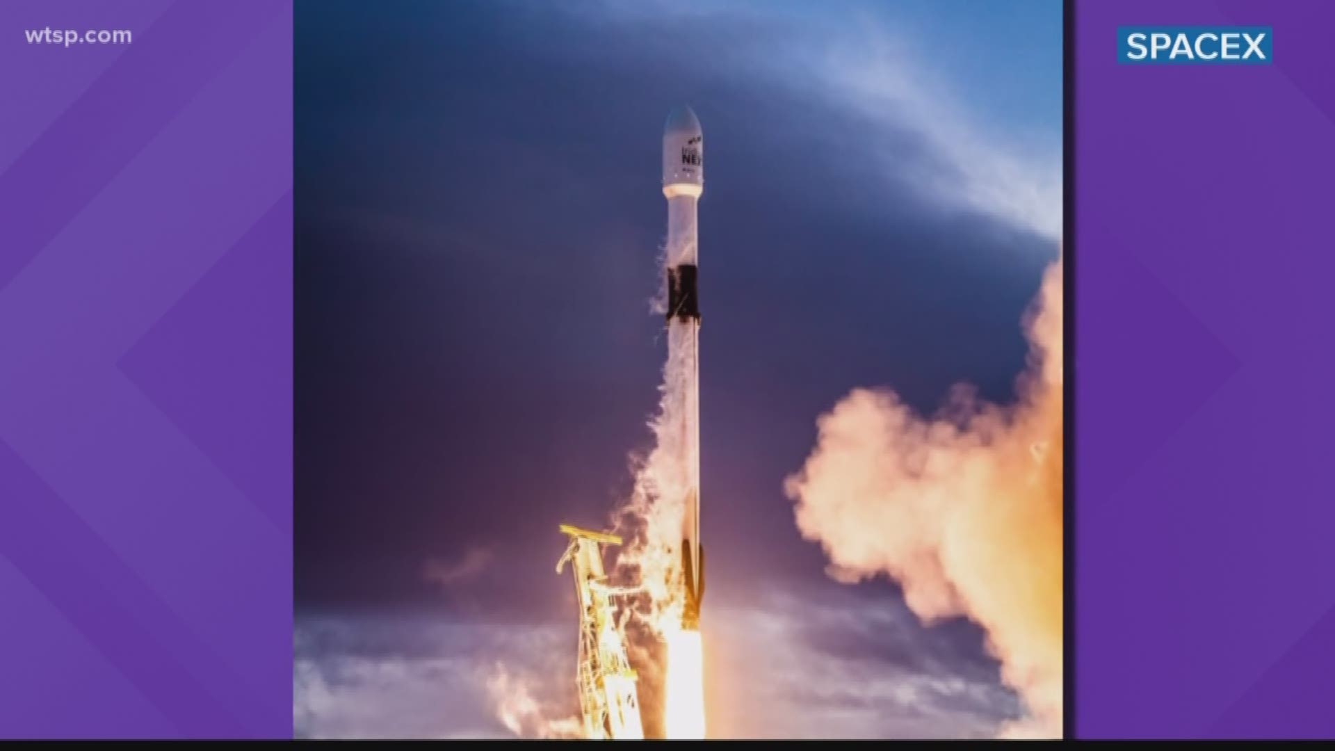 SpaceX will launch the Falcon 9 rocket carrying 60 Starlink satellites to space.