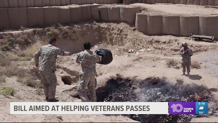 Senate passes bill expanding health benefits for veterans exposed to toxic burn pits