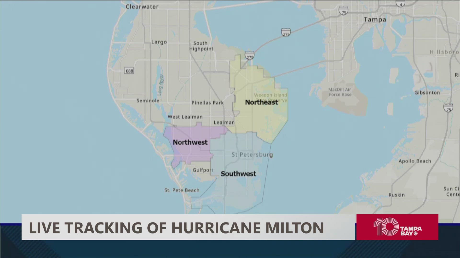 Pinellas County have shut off 3 sewer treatment plants ahead of impacts from Hurricane Milton.