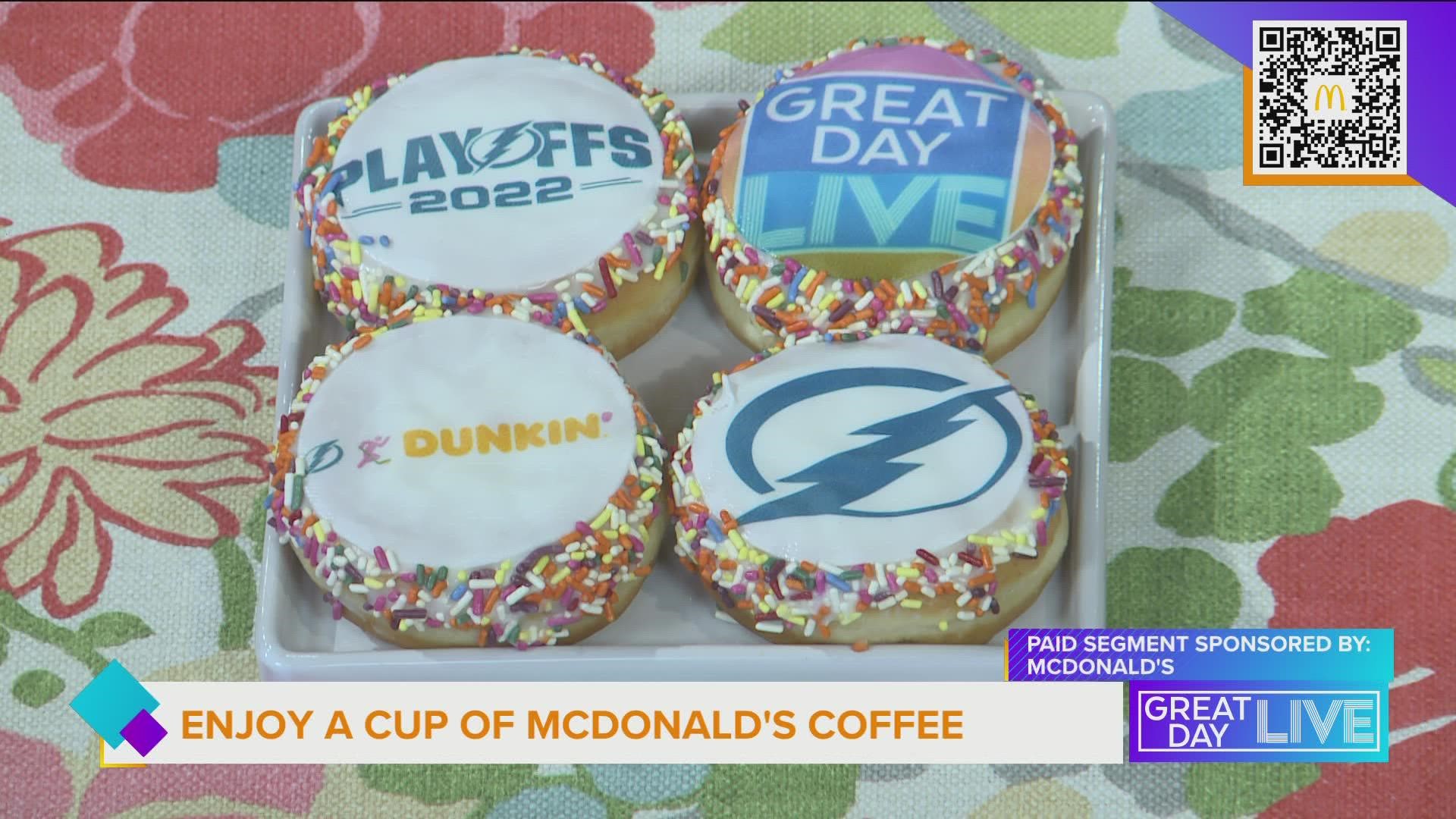 Dunkin Offers Lightning Fans a Free Donut with Any Drink Purchase every home game day throughout the Stanley Cup Finals.