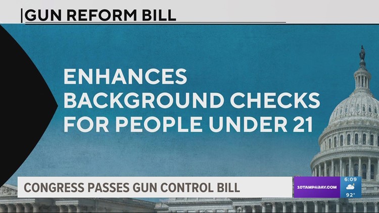 Congress sends landmark gun violence compromise to Biden