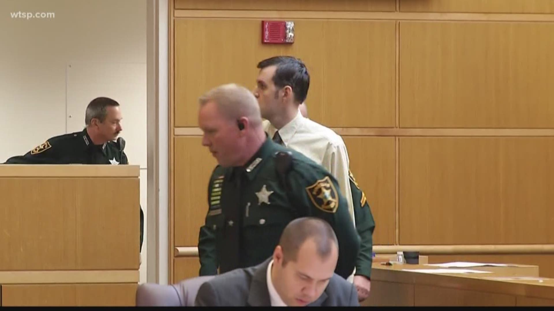 He was convicted in April of murdering his 5-year-old daughter, Phoebe, by dropping her from a St. Petersburg bridge in 2015. https://on.wtsp.com/2kmsRCR