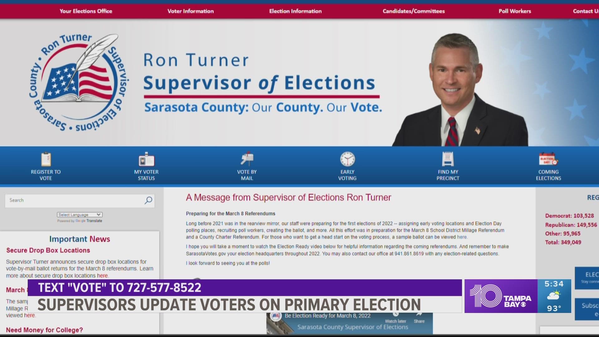 The primary election is set for Aug. 23 and ahead of that would be the Early Voting window which is slated from Aug. 8-21.