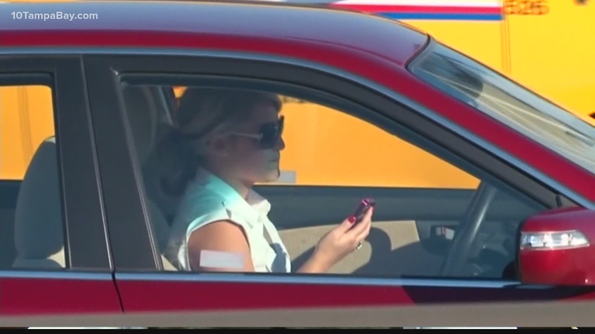 AAA is warning people that distracted driving can be just as dangerous as driving intoxicated.