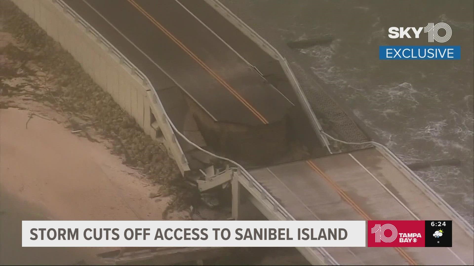"Sanibel is forever changed." The priority is to help those stranded.