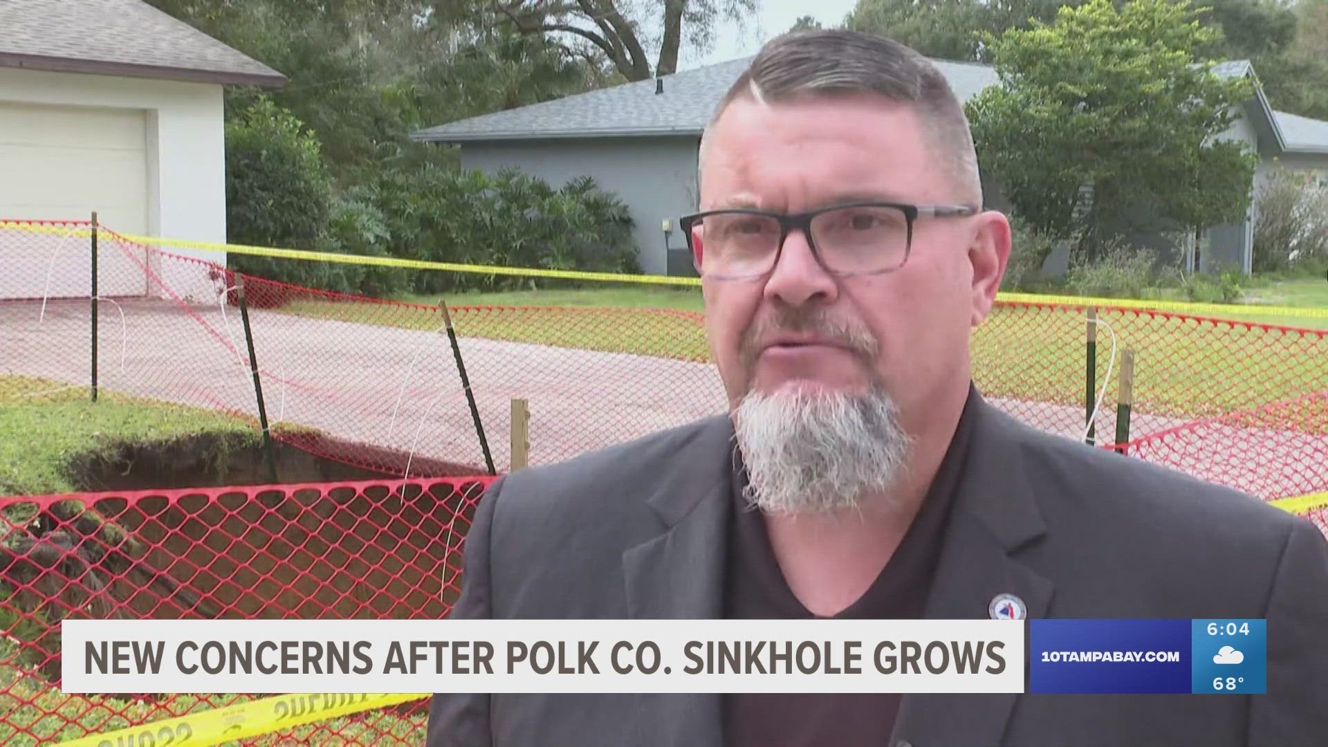 60-foot Deep Sinkhole Still Being Monitored In Polk County | Wtsp.com