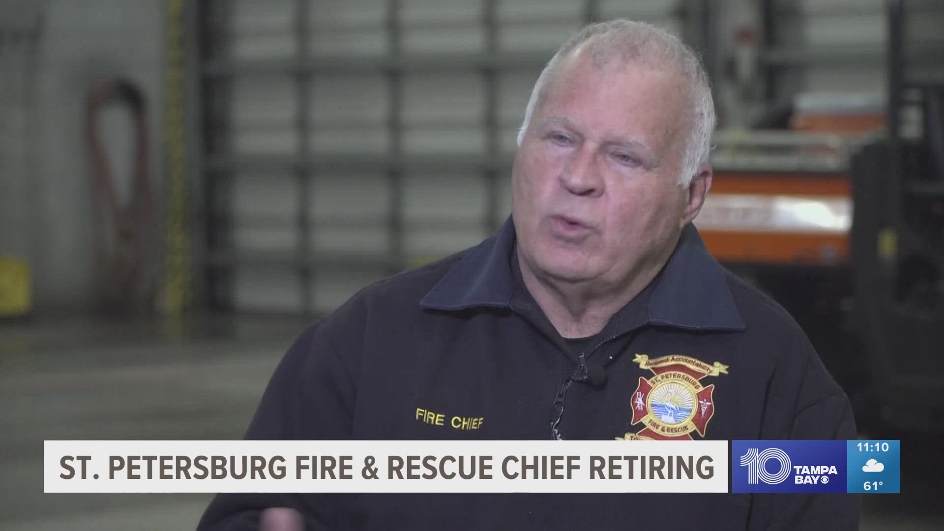 St. Pete Fire Cheif James Large was reinstated to his position in August after an investigation into alleged sexist and racist comments he made at the station.