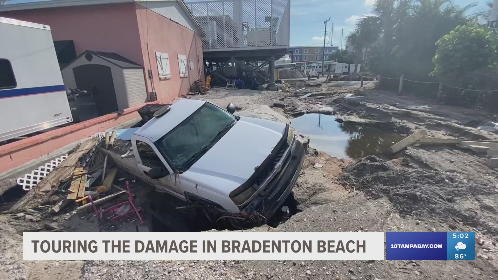 Bradenton Beach, after sustaining significant damage due to Hurricane Helene, is reopening to those who live and own businesses there.