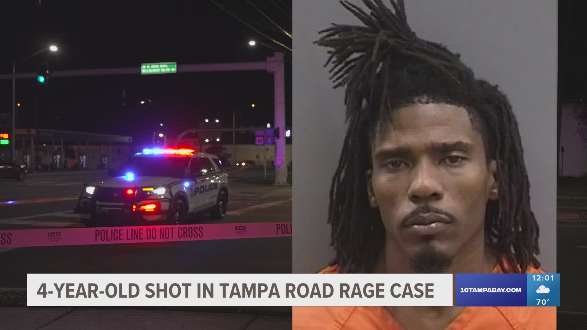 Tampa police are investigating after a 4-year-old girl was injured in a road rage shooting.
