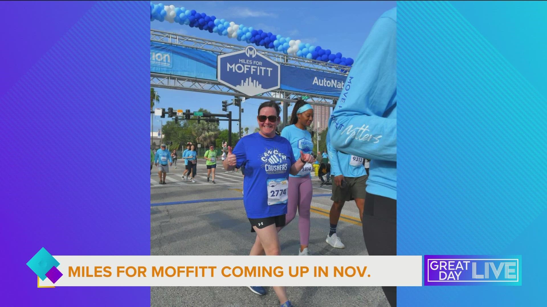 Time to gear up and get ready for Miles for Moffitt