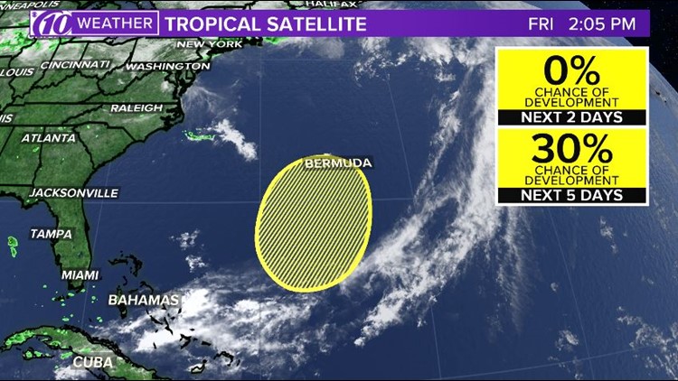 Tropical Weather: Low pressure system expected near Bermuda | wtsp.com