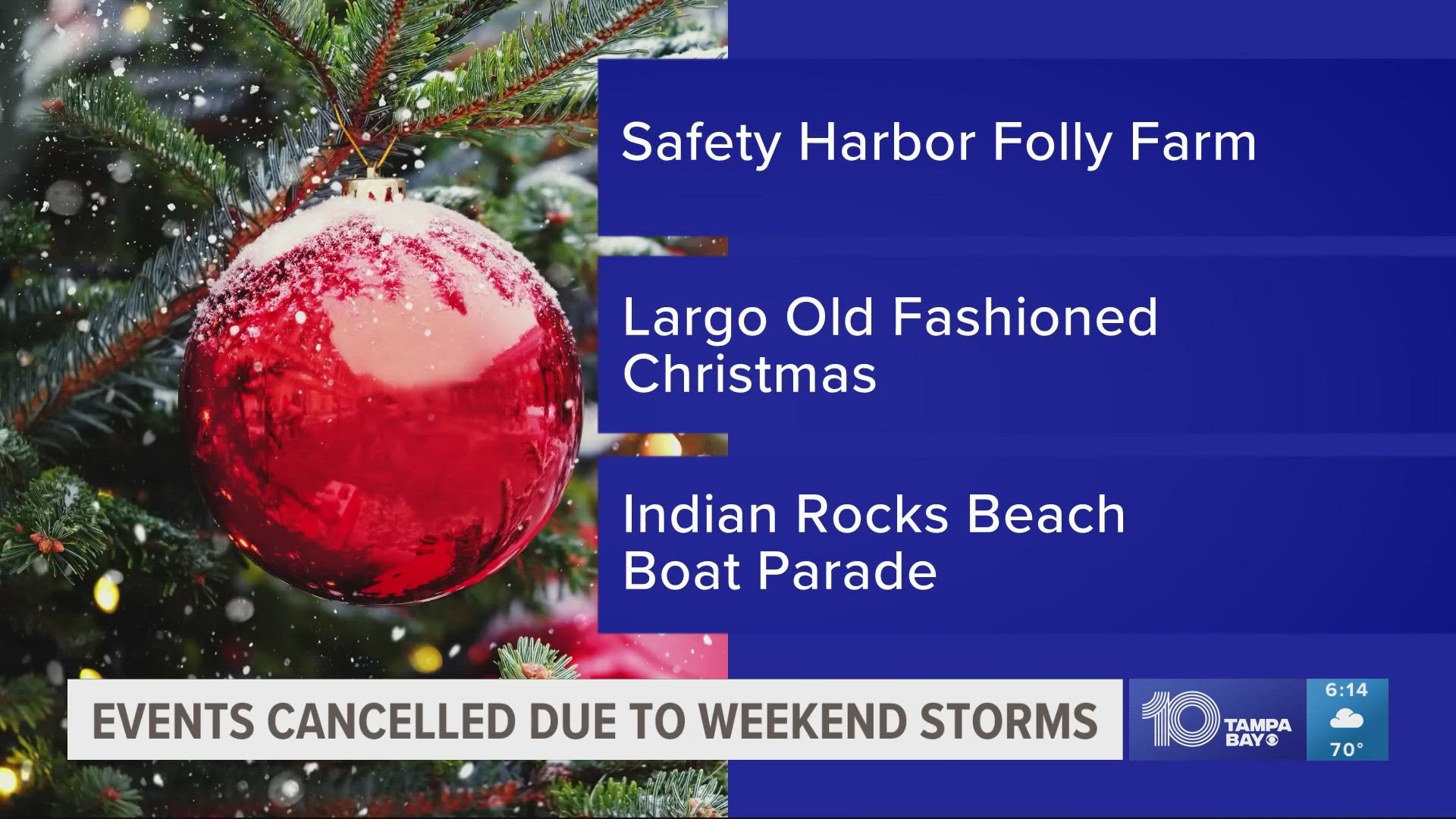 To ensure everyone stays safe and can have a fun time, the following events have been either canceled entirely or have been rescheduled to a later date.