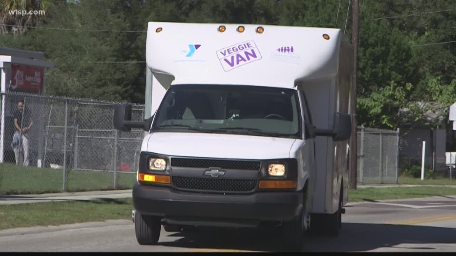 The Tampa YMCA Veggie Van serves individuals and families who qualify.
