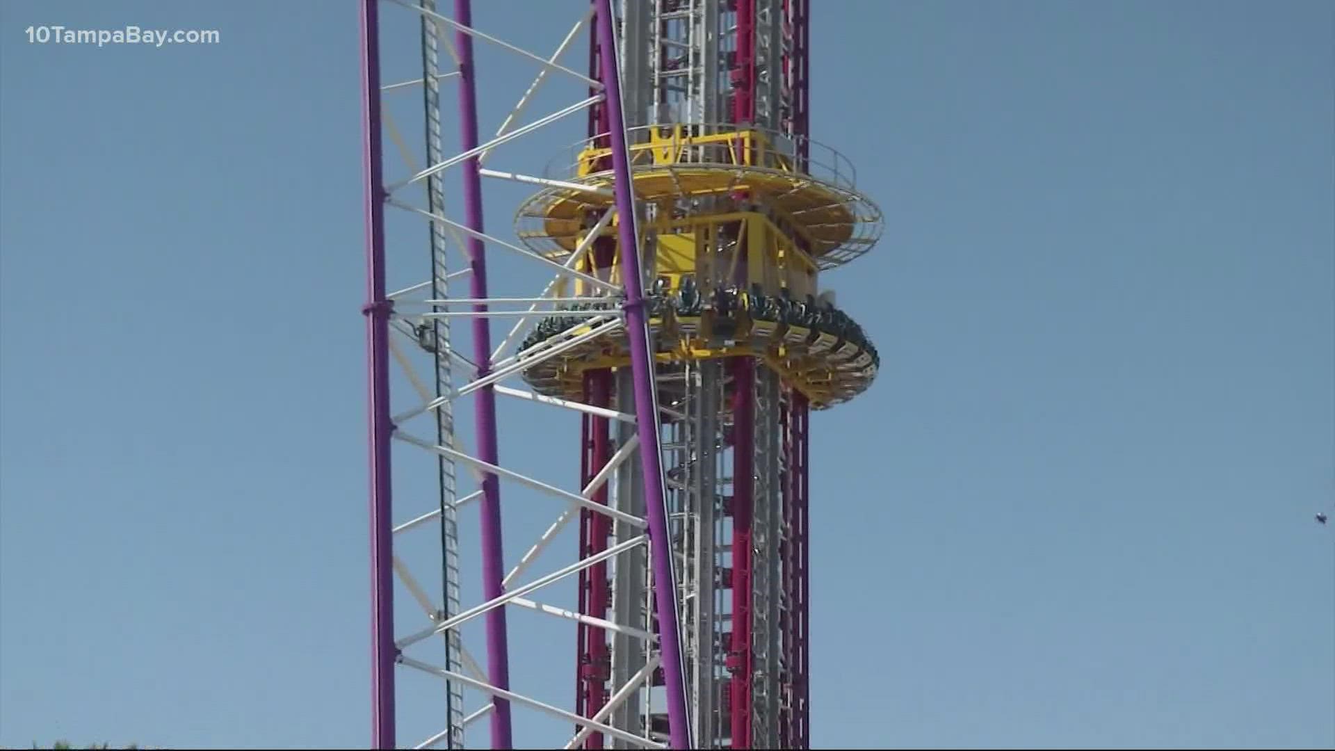 A 14-year-old boy died after falling from the free-fall ride in ICON Park.