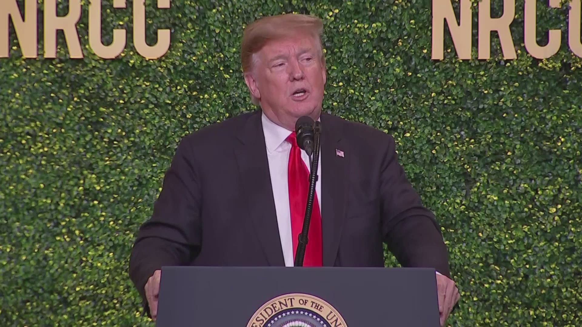 President Trump made remarks about windmills at the National Republican Congressional Committee's dinner on Tuesday: "If you have a windmill anywhere near your house, congratulations your house just went down 75 percent in value. You know they say the noise causes cancer."